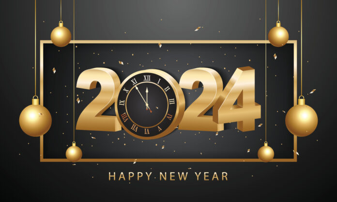 happy new year 2024 quotes in hindi by desire hindi